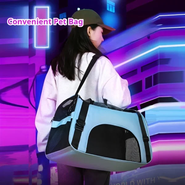 Portable Dog Cat Carrier Bag Pet Puppy Travel Bags Breathable Mesh Small Dog Cat Dogs Outdoor Tent Carrier Outgoing Pets Handbag - AliExpress - Image 2