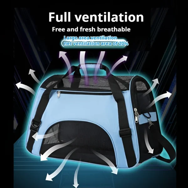 Portable Dog Cat Carrier Bag Pet Puppy Travel Bags Breathable Mesh Small Dog Cat Dogs Outdoor Tent Carrier Outgoing Pets Handbag - AliExpress - Image 5