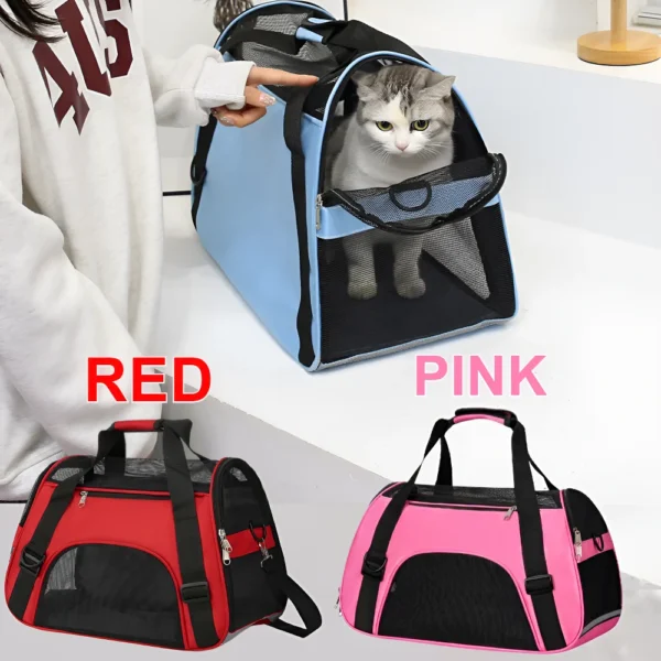 Portable Dog Cat Carrier Bag Pet Puppy Travel Bags Breathable Mesh Small Dog Cat Dogs Outdoor Tent Carrier Outgoing Pets Handbag - AliExpress